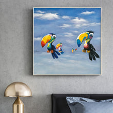 Load image into Gallery viewer, Bird Hand Painted Oil Painting / Canvas Wall Art HD09230
