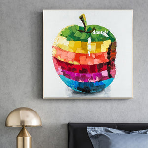 Apple Hand Painted Oil Painting / Canvas Wall Art HD09251