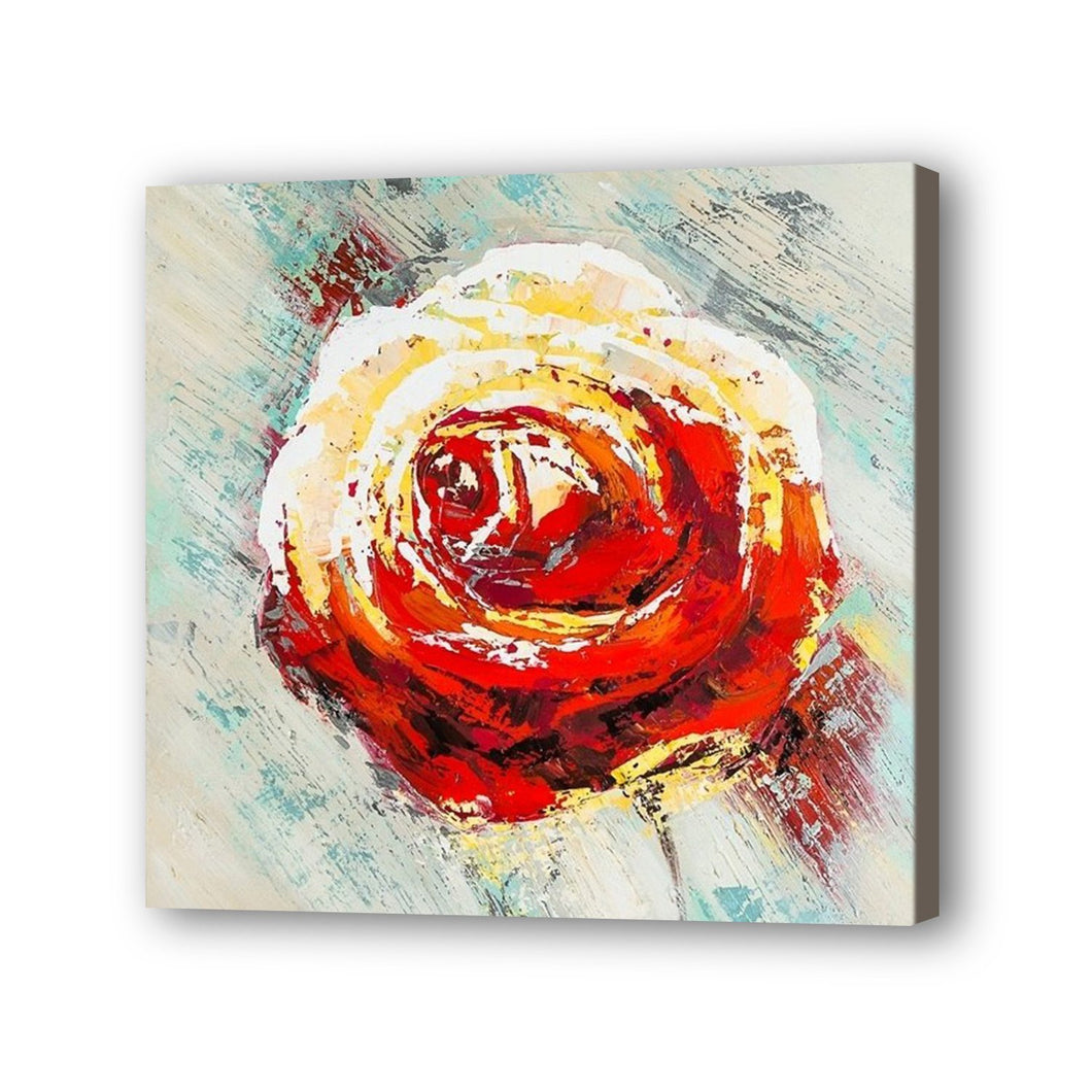 Rose Hand Painted Oil Painting / Canvas Wall Art UK HD09255
