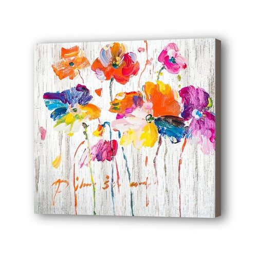 Flower Hand Painted Oil Painting / Canvas Wall Art UK HD09256