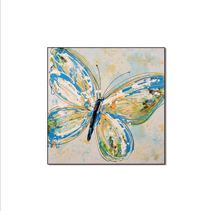 Butterfly Hand Painted Oil Painting / Canvas Wall Art UK HD09296