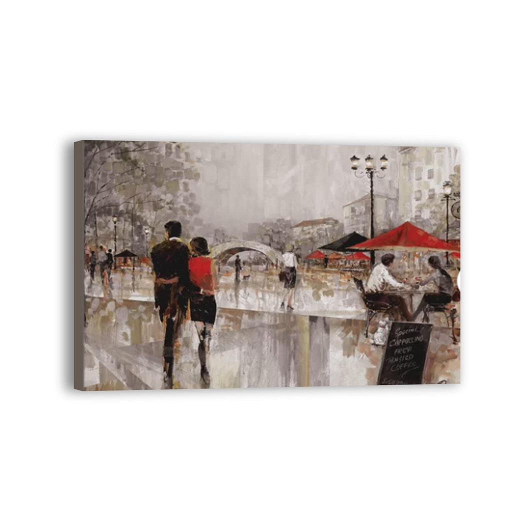 Street Hand Painted Oil Painting / Canvas Wall Art UK HD09301