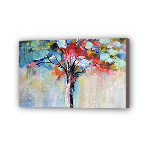 Tree Hand Painted Oil Painting / Canvas Wall Art UK HD09309