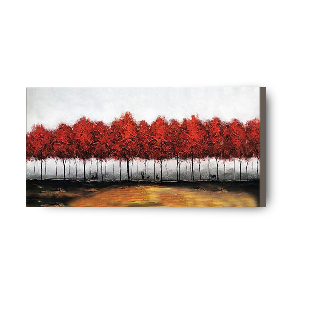 Tree Hand Painted Oil Painting / Canvas Wall Art HD09313
