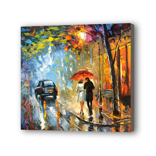 Street Hand Painted Oil Painting / Canvas Wall Art UK HD09315