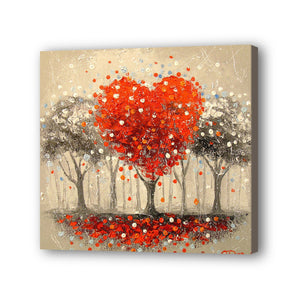 Tree Hand Painted Oil Painting / Canvas Wall Art UK HD09323