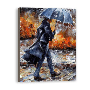 Man Hand Painted Oil Painting / Canvas Wall Art UK HD09330