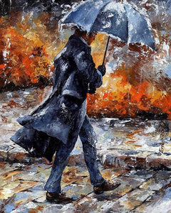 Man Hand Painted Oil Painting / Canvas Wall Art UK HD09330