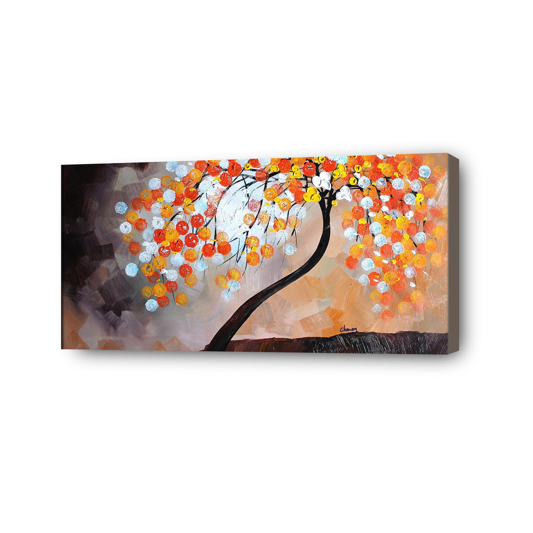Tree Hand Painted Oil Painting / Canvas Wall Art HD09333