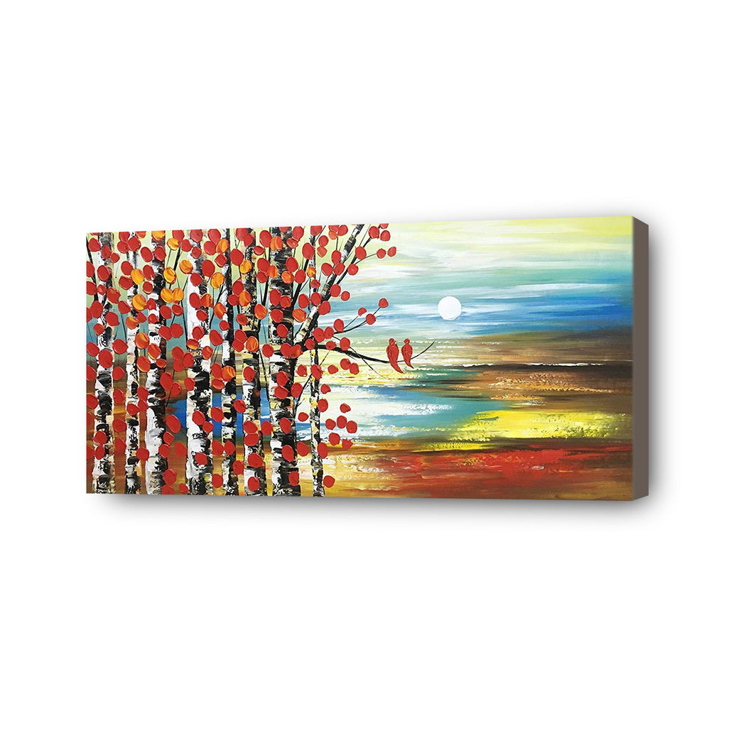 Tree Hand Painted Oil Painting / Canvas Wall Art HD09336