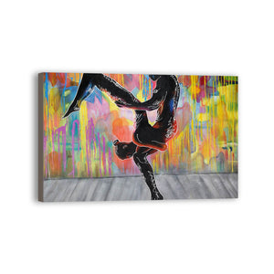 Dance Hand Painted Oil Painting / Canvas Wall Art UK HD09339
