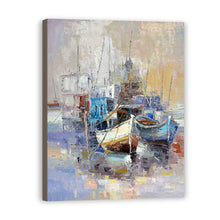 Load image into Gallery viewer, Boat Hand Painted Oil Painting / Canvas Wall Art HD09345
