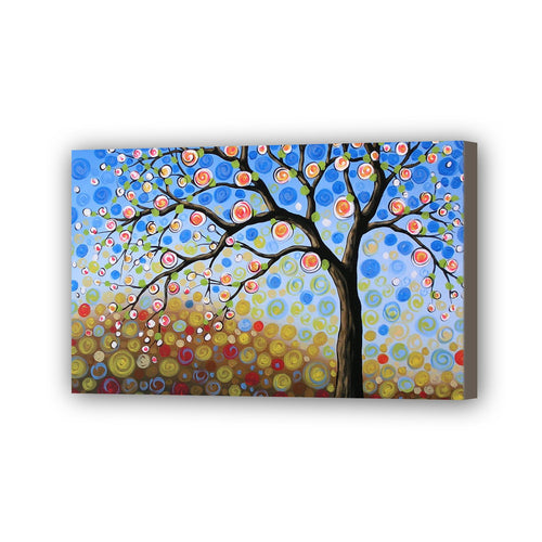 Tree Hand Painted Oil Painting / Canvas Wall Art UK HD09346