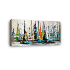 Boat Hand Painted Oil Painting / Canvas Wall Art HD09357