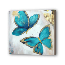 Load image into Gallery viewer, Butterfly Hand Painted Oil Painting / Canvas Wall Art UK HD09366
