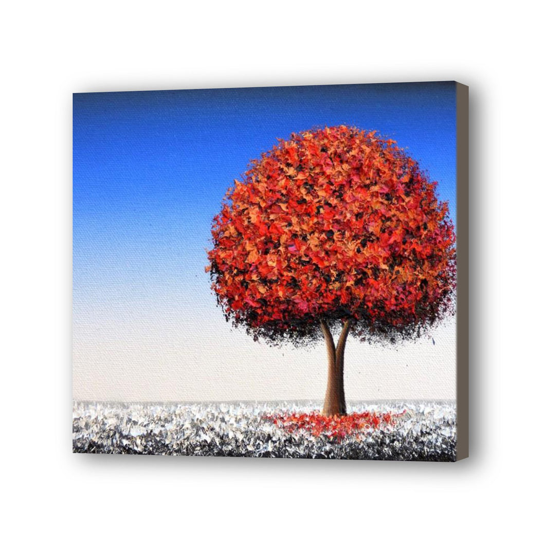 Tree Hand Painted Oil Painting / Canvas Wall Art UK HD09368