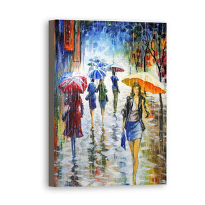 Women Hand Painted Oil Painting / Canvas Wall Art UK HD09369