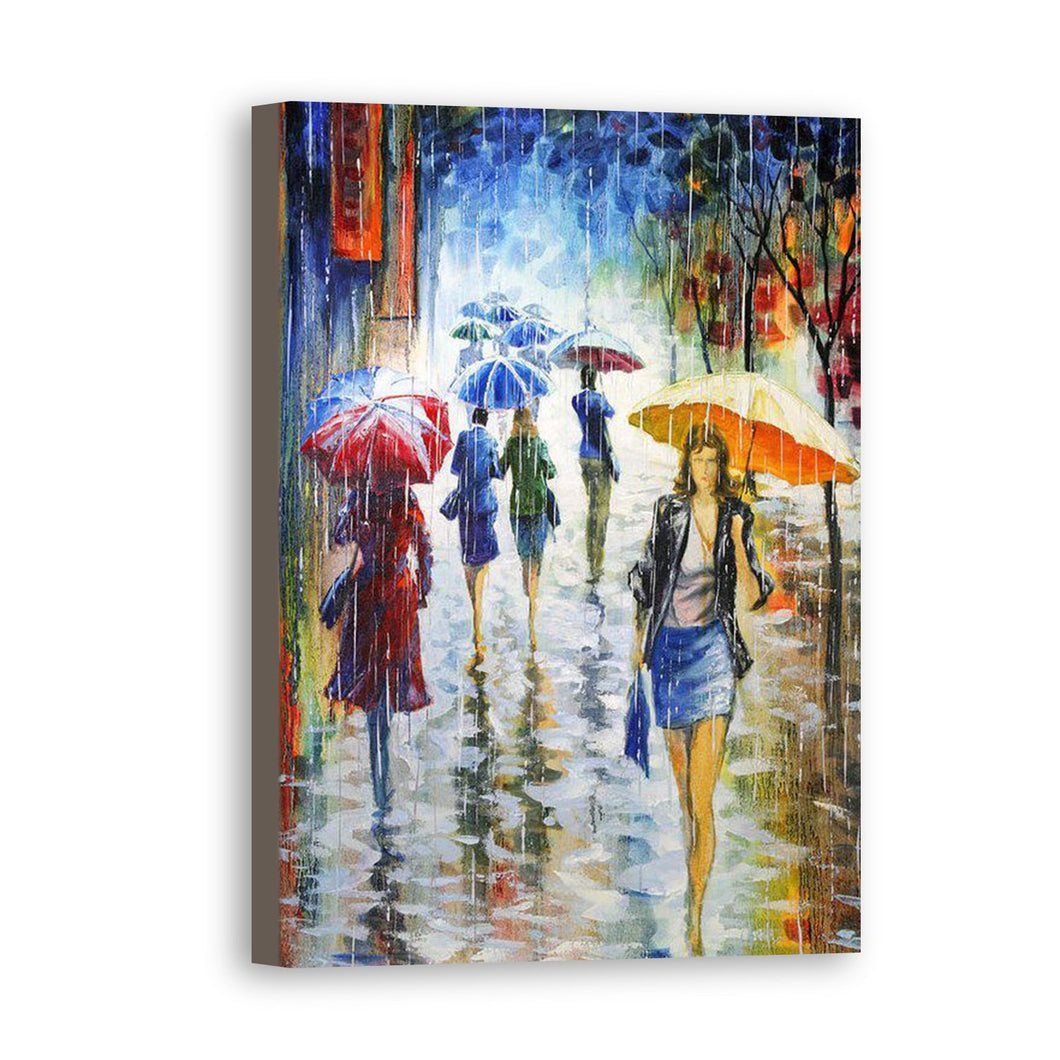 Women Hand Painted Oil Painting / Canvas Wall Art UK HD09369