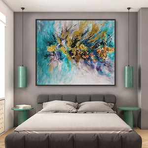 Abstract Hand Painted Oil Painting / Canvas Wall Art HD09371