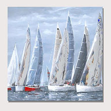 Load image into Gallery viewer, Boat Hand Painted Oil Painting / Canvas Wall Art UK HD09425
