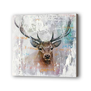 Bull Hand Painted Oil Painting / Canvas Wall Art UK HD09446