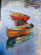 Load image into Gallery viewer, Boat Hand Painted Oil Painting / Canvas Wall Art UK HD09537
