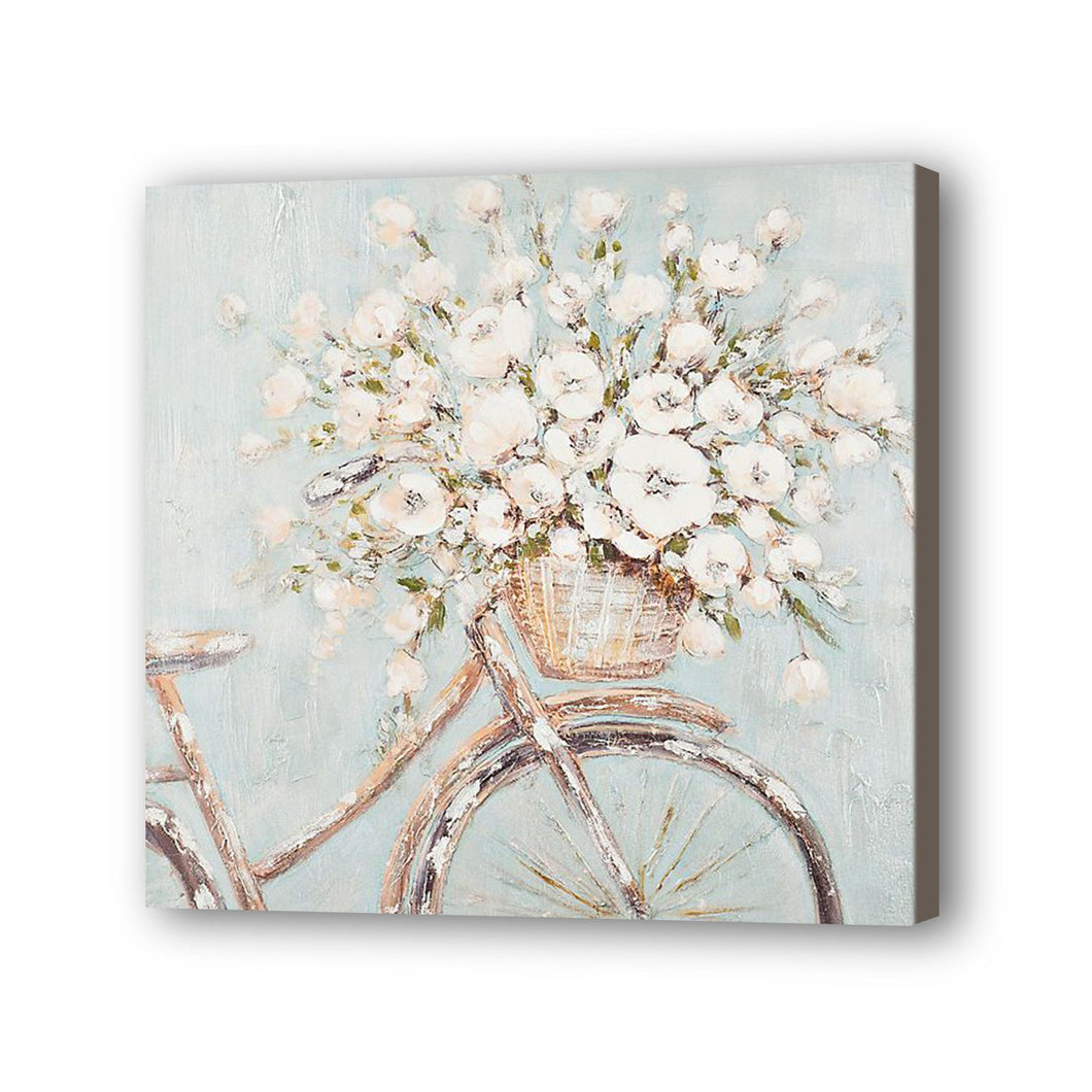 Bicycle Hand Painted Oil Painting / Canvas Wall Art UK HD09559