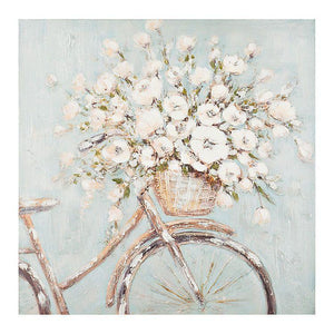 Bicycle Hand Painted Oil Painting / Canvas Wall Art UK HD09559