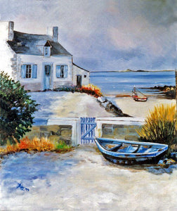 House Hand Painted Oil Painting / Canvas Wall Art UK HD09560