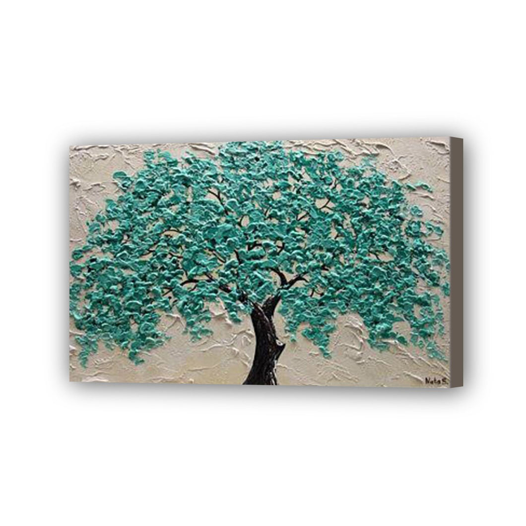 Tree Hand Painted Oil Painting / Canvas Wall Art UK HD09568