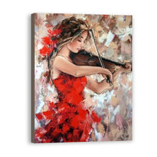 Load image into Gallery viewer, Girl Hand Painted Oil Painting / Canvas Wall Art UK HD09569
