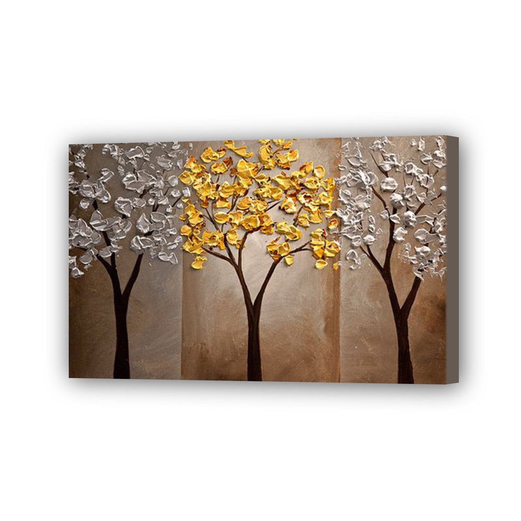 Tree Hand Painted Oil Painting / Canvas Wall Art UK HD09578