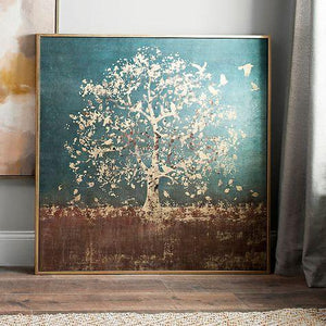 Tree Hand Painted Oil Painting / Canvas Wall Art UK HD09596