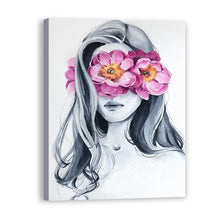 Load image into Gallery viewer, Girl Hand Painted Oil Painting / Canvas Wall Art UK HD09610
