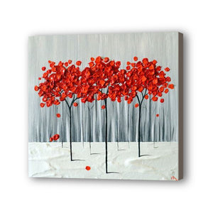 Tree Hand Painted Oil Painting / Canvas Wall Art UK HD09612