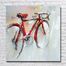 Load image into Gallery viewer, Bicycle Hand Painted Oil Painting / Canvas Wall Art UK HD09627
