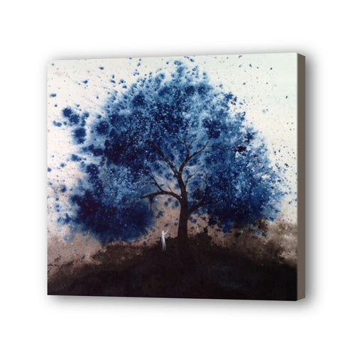 Tree Hand Painted Oil Painting / Canvas Wall Art UK HD09642