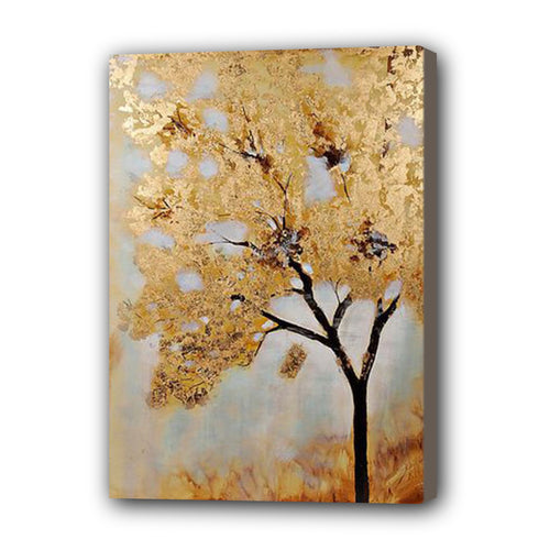 Tree Hand Painted Oil Painting / Canvas Wall Art UK HD09658