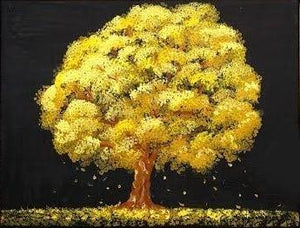 Tree Hand Painted Oil Painting / Canvas Wall Art UK HD09684