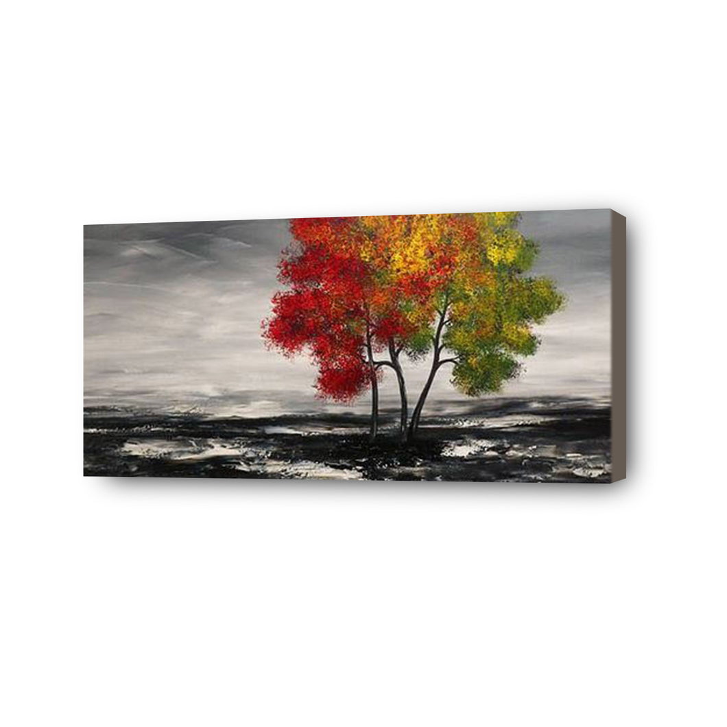 Tree Hand Painted Oil Painting / Canvas Wall Art HD09689