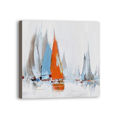 Boat Hand Painted Oil Painting / Canvas Wall Art UK HD09708