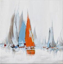 Load image into Gallery viewer, Boat Hand Painted Oil Painting / Canvas Wall Art UK HD09708
