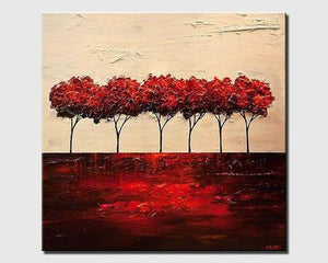 Tree Hand Painted Oil Painting / Canvas Wall Art UK HD09712