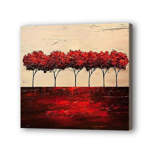 Tree Hand Painted Oil Painting / Canvas Wall Art UK HD09712