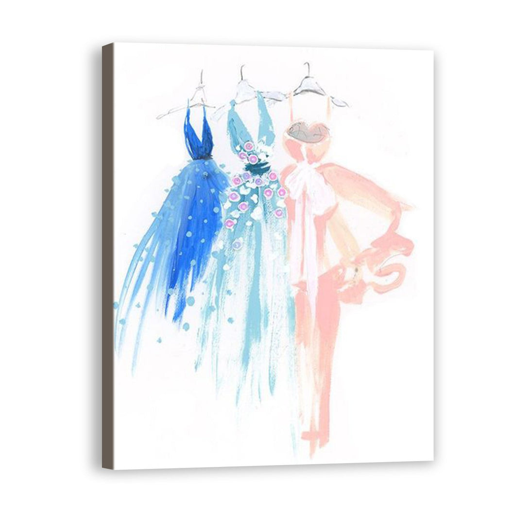Dress Hand Painted Oil Painting / Canvas Wall Art UK HD09721