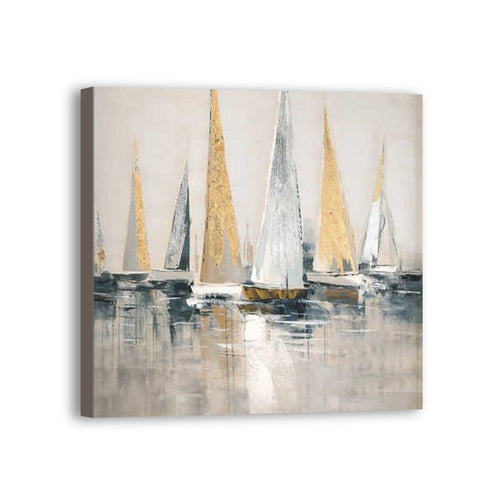 Boat Hand Painted Oil Painting / Canvas Wall Art UK HD09723