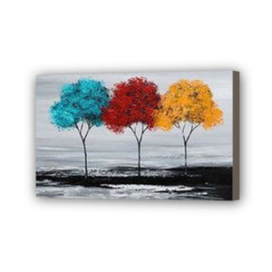 Tree Hand Painted Oil Painting / Canvas Wall Art UK HD09730