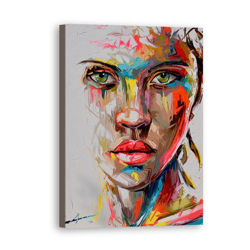 Woman Hand Painted Oil Painting / Canvas Wall Art UK HD09735