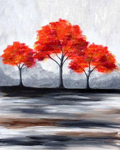 Load image into Gallery viewer, Tree Hand Painted Oil Painting / Canvas Wall Art UK HD09840
