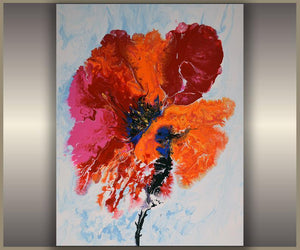 Flower Hand Painted Oil Painting / Canvas Wall Art UK HD09888